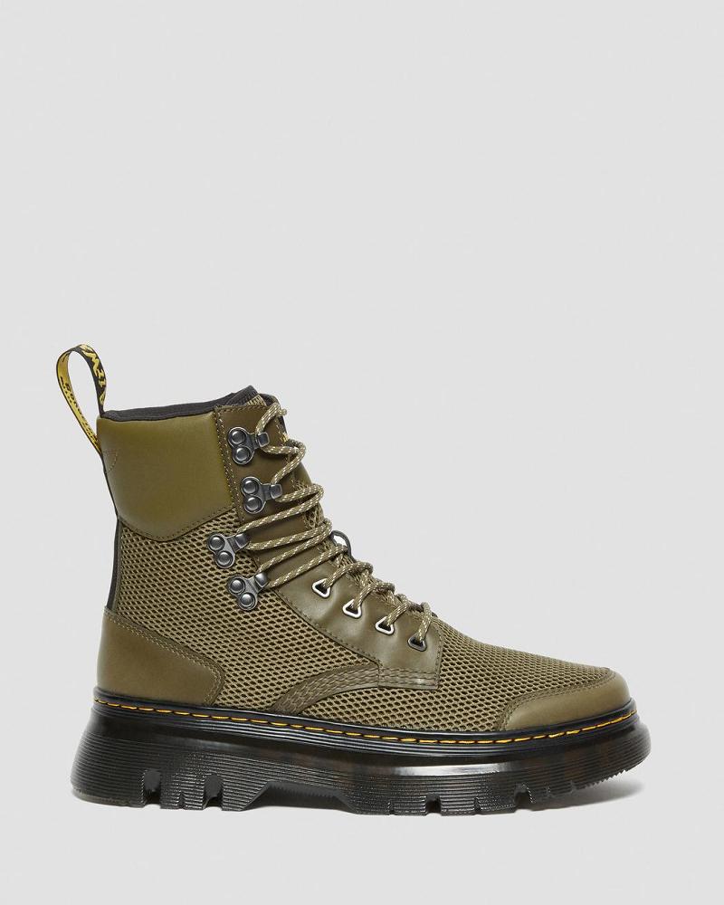 Olive / Skin Men's Dr Martens Tarik Toe Guard Utility Casual Boots | CA 468DFM